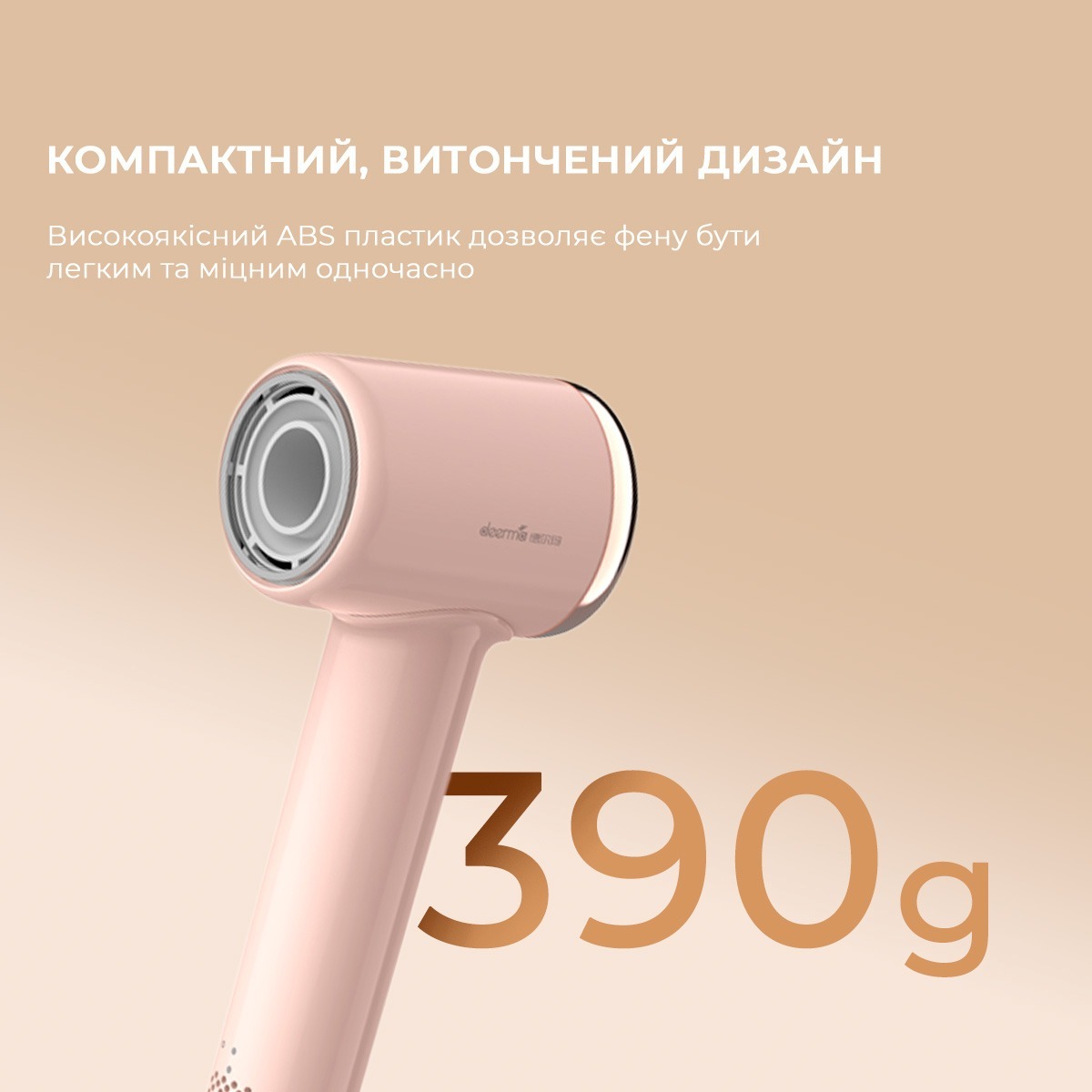 Фен Deerma DEM-CF50W(pink) фото 3