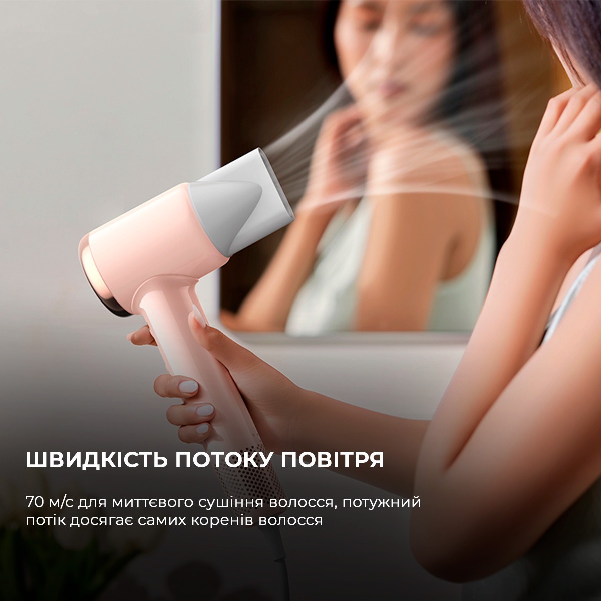 Фен Deerma DEM-CF50W(pink) фото 8