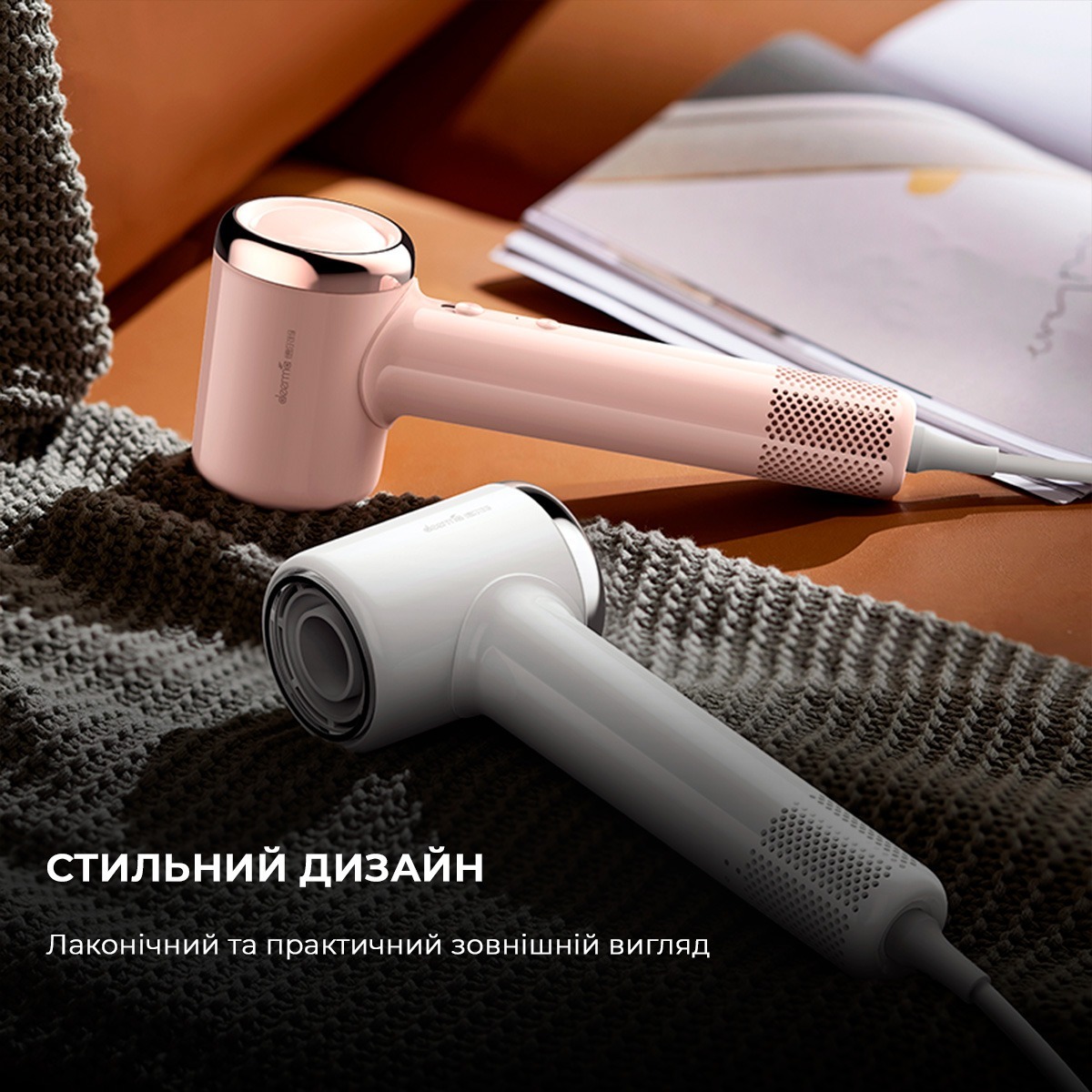 Фен Deerma DEM-CF50W(pink) фото 9