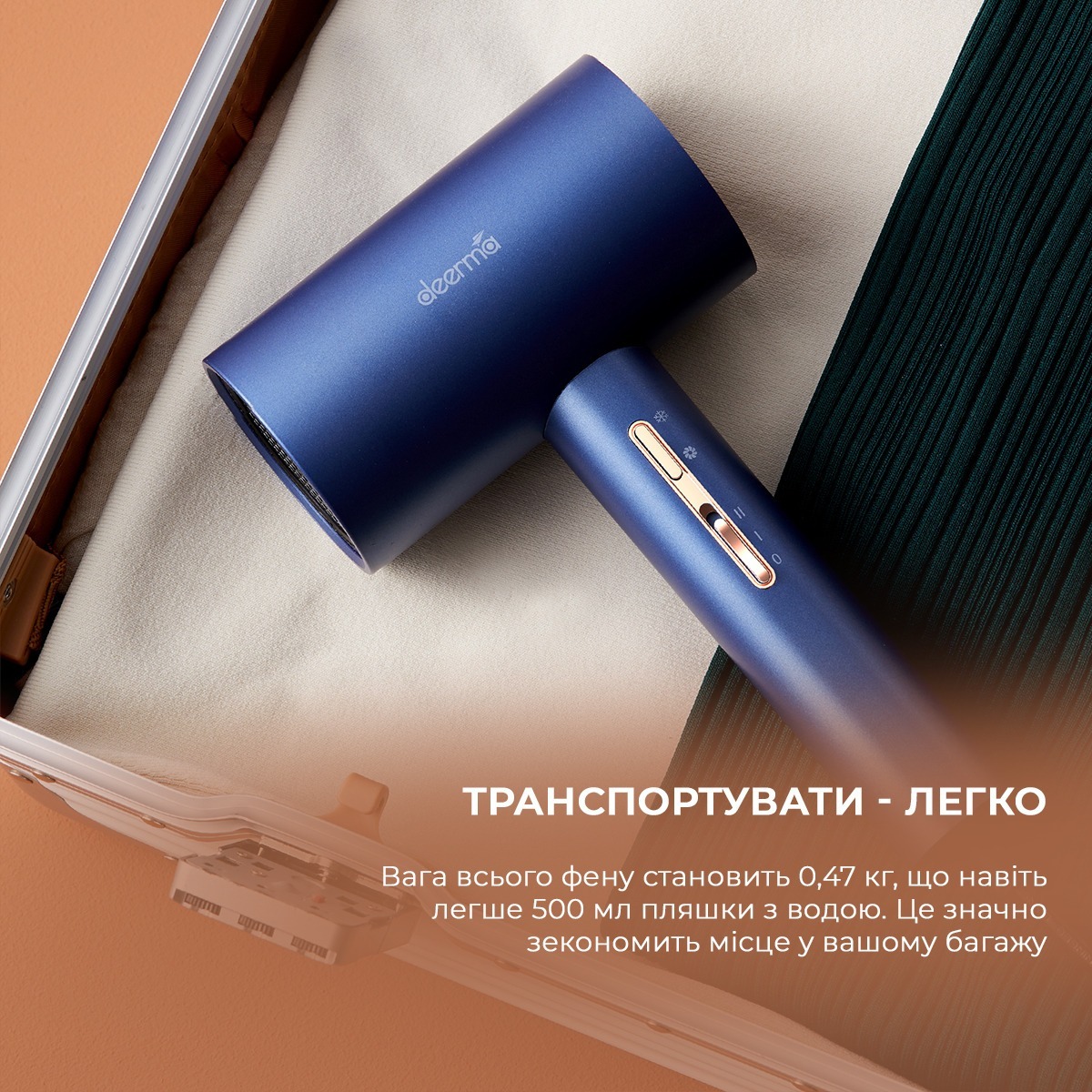 Фен Deerma (DEM-CF15W)фото4