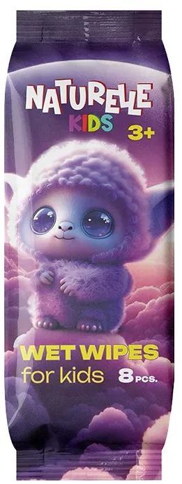 Серветки вологі для дітей Kids Naturelle 8штфото