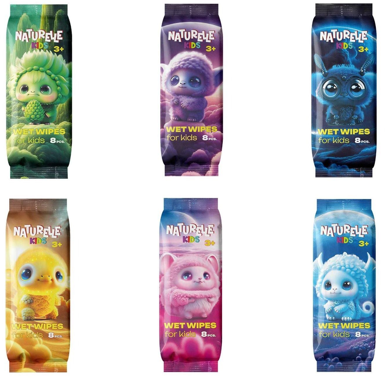 Серветки вологі для дітей Kids Naturelle 8штфото7