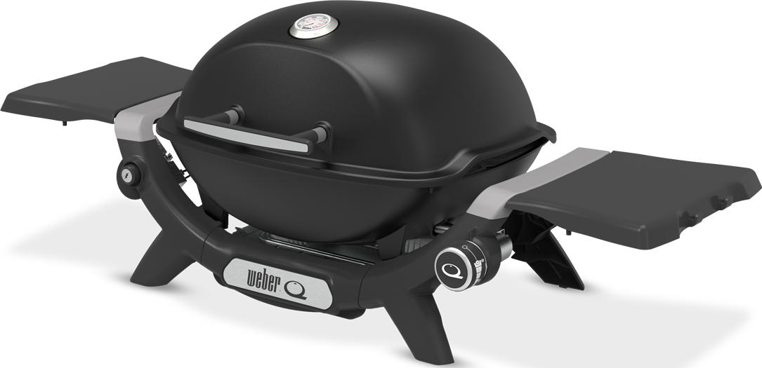 Гриль газовий Weber Q1200N з бічними столиками, чорний (1501070)фото3