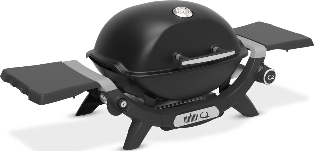 Гриль газовий Weber Q1200N з бічними столиками, чорний (1501070)фото4