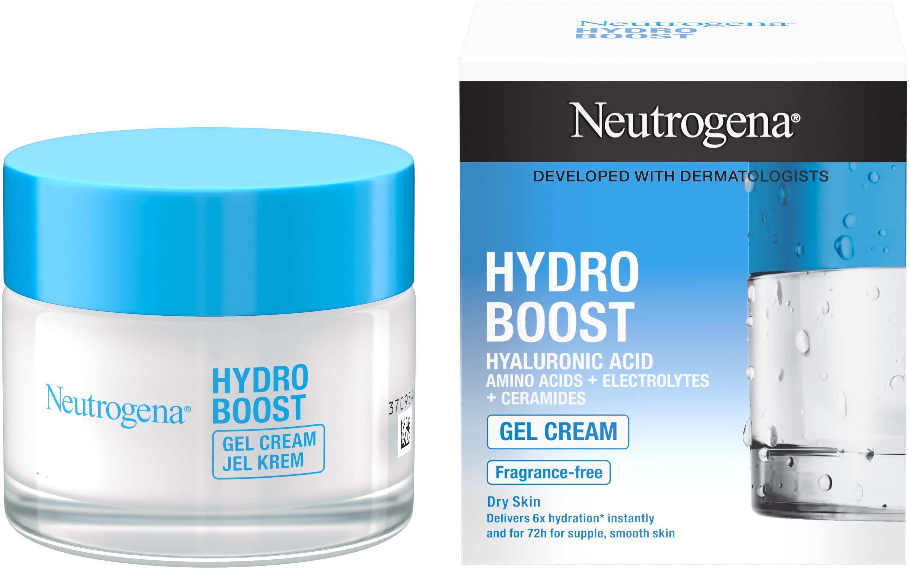 Зволожуючий гель-крем для сухої шкіри обличчя Neutrogena Hydro Boost 50 млфото2