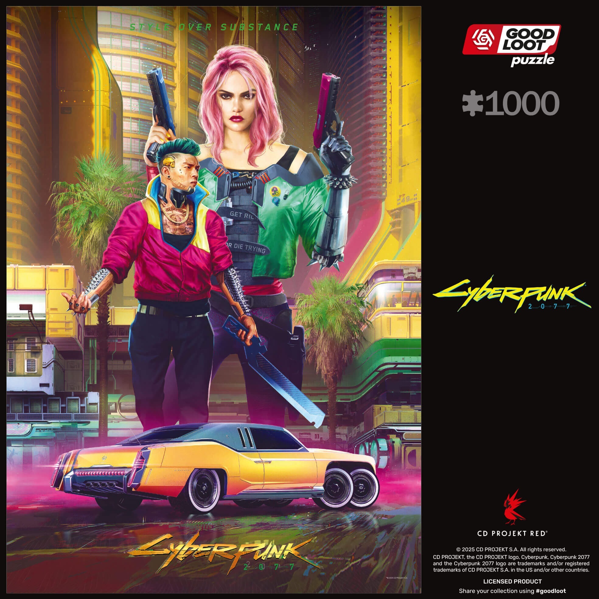 Пазл GoodLoot Cyberpunk 2077 Kitsch Style 1000 ел. (5908305249696)фото5