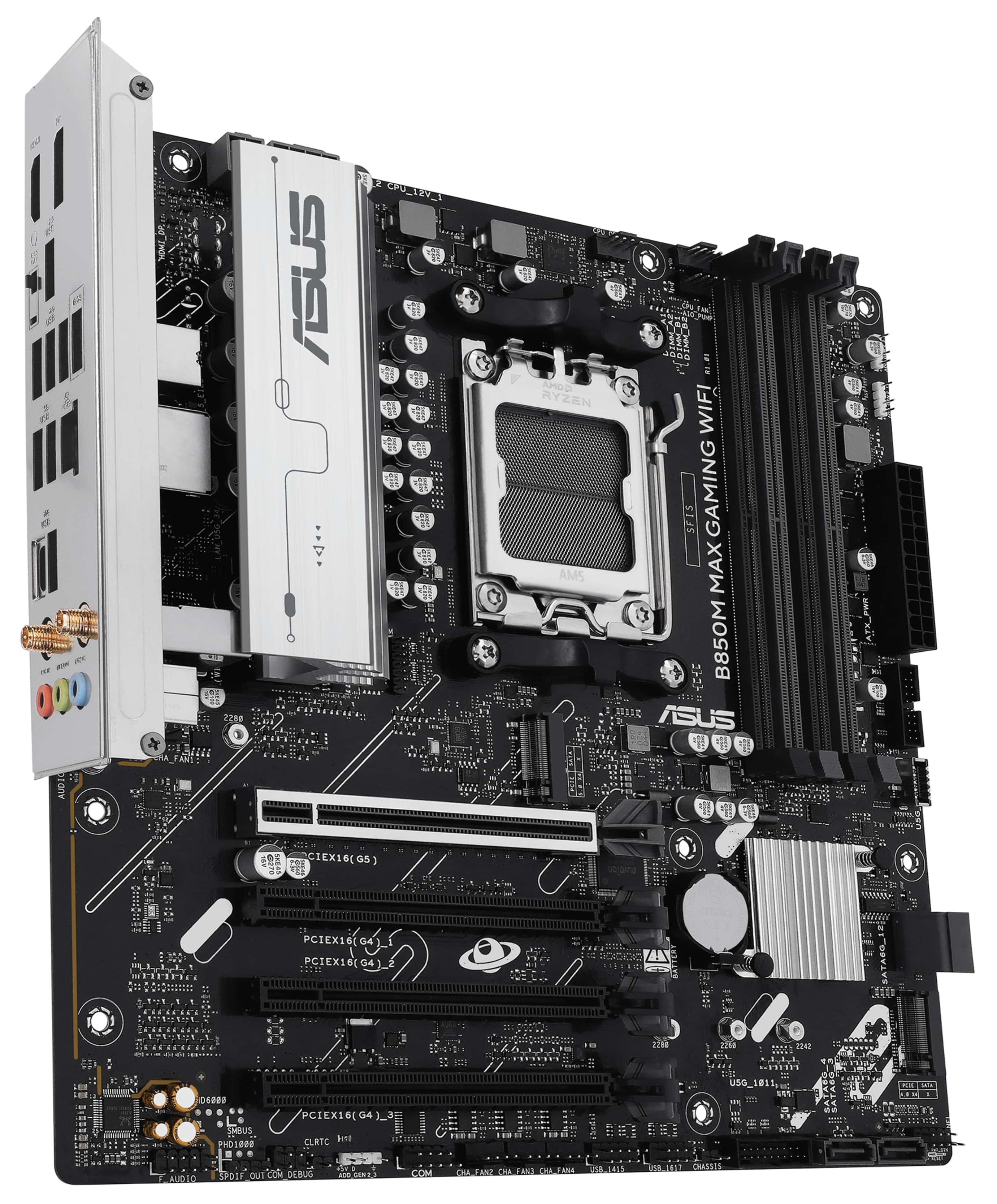 Материнcкая плата ASUS B850M MAX GAMING WIFI (90MB1LL0-M0EAY0) фото 4