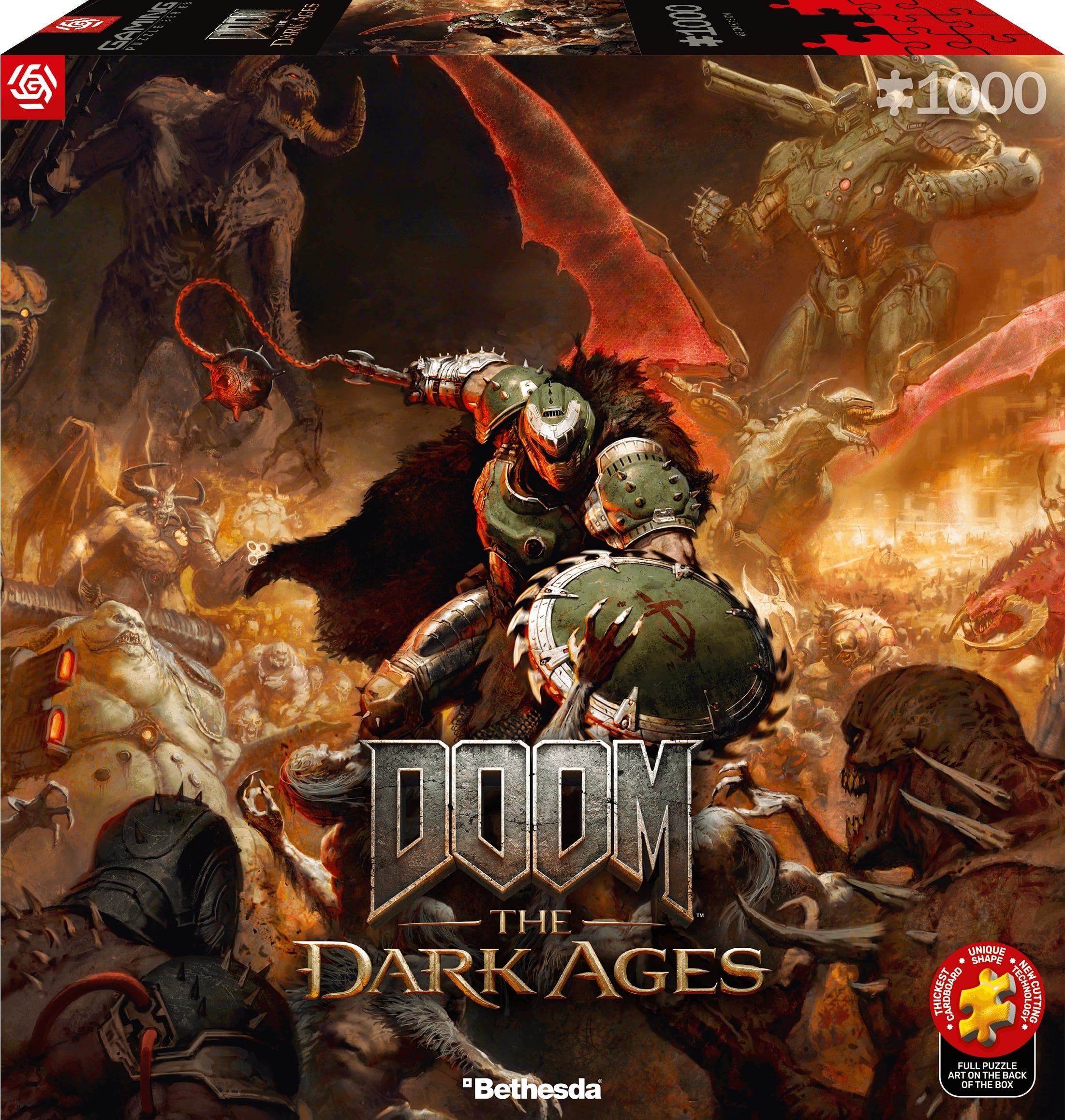 Пазл GoodLoot Doom Dark Ages Slayer`s Rage 1000 эл. (5908305249771) фото 2