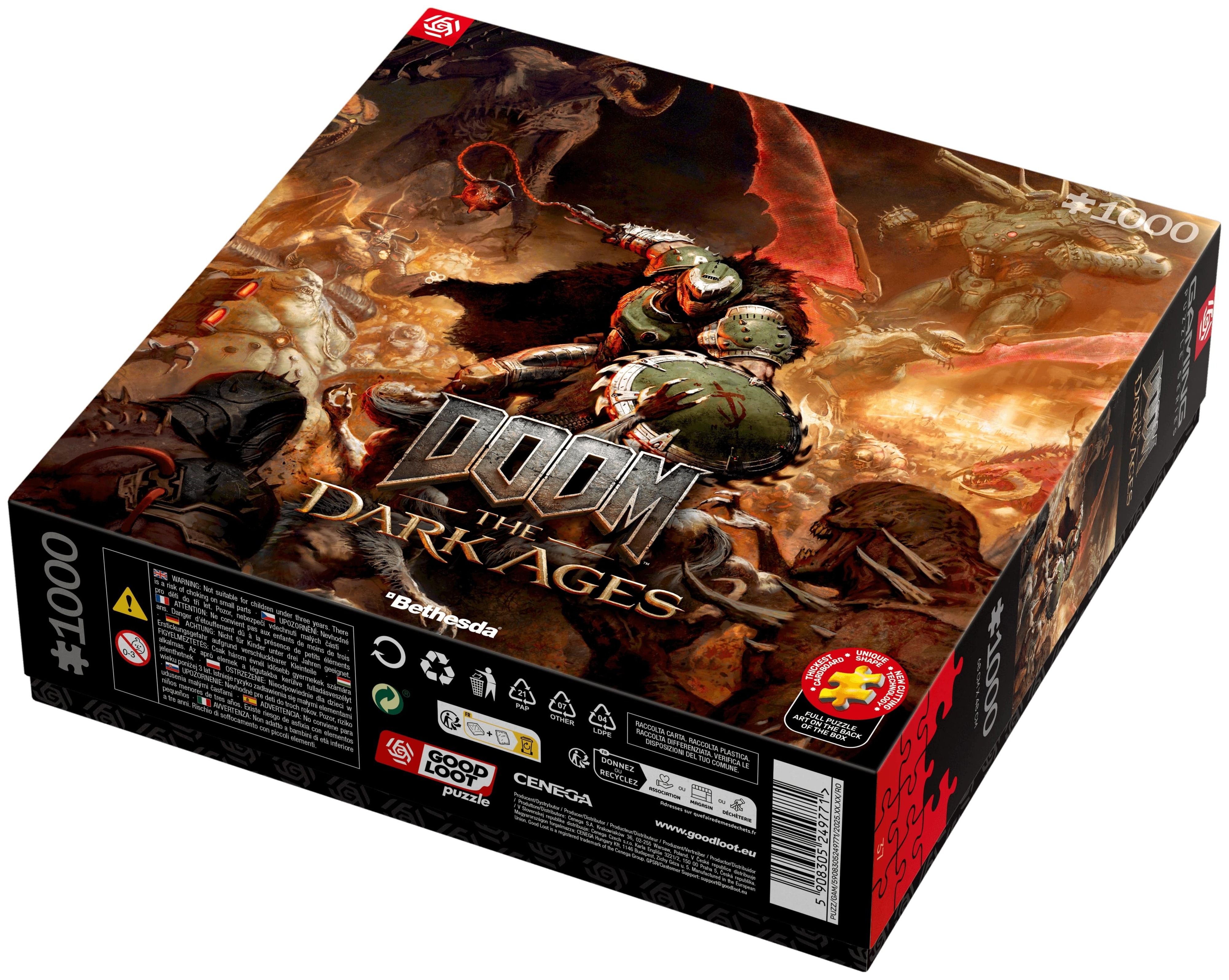 Пазл GoodLoot Doom Dark Ages Slayer`s Rage 1000 эл. (5908305249771) фото 5