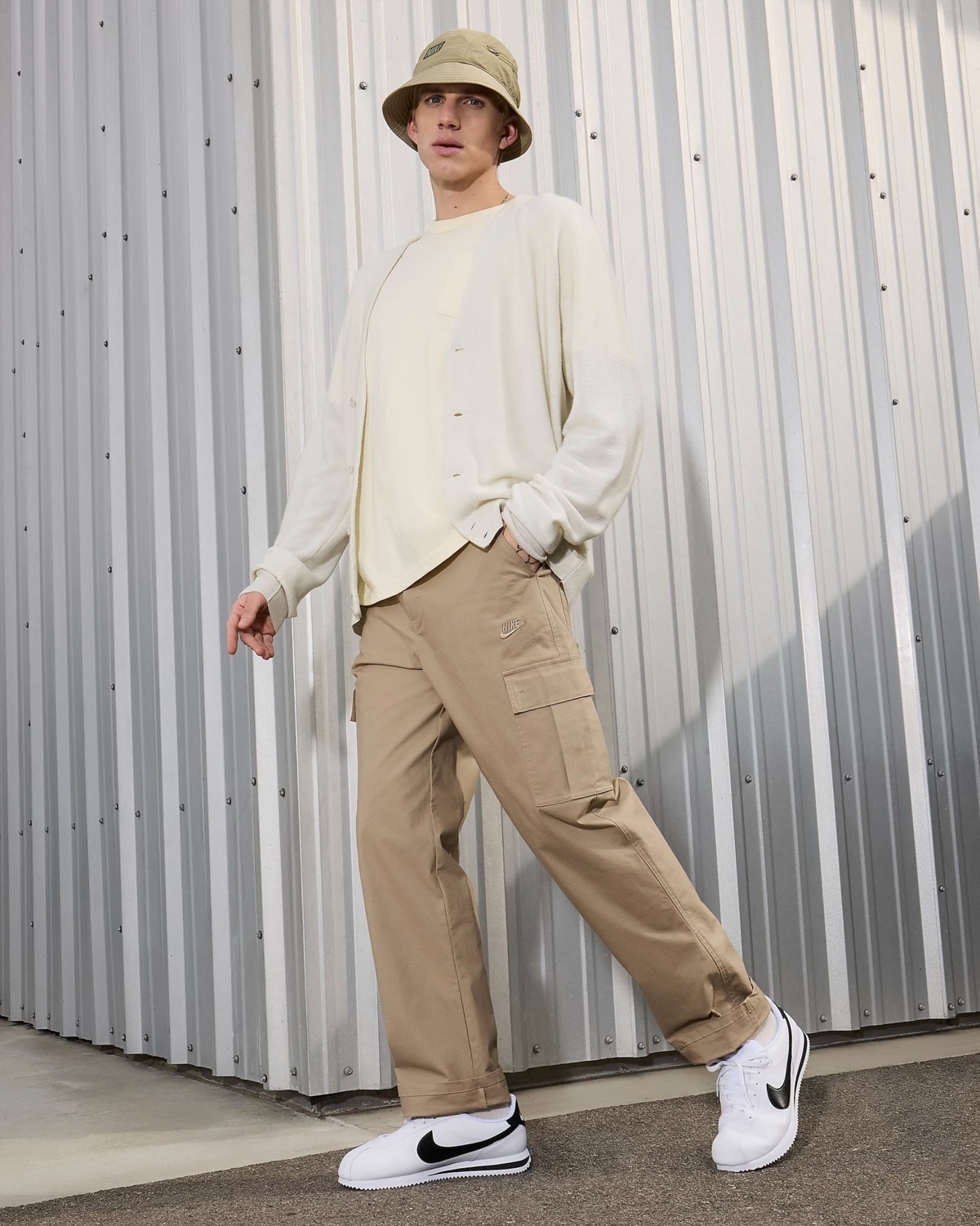 Кросівки чоловічі Nike Cortez DM4044-105 44 (10 US) біліфото