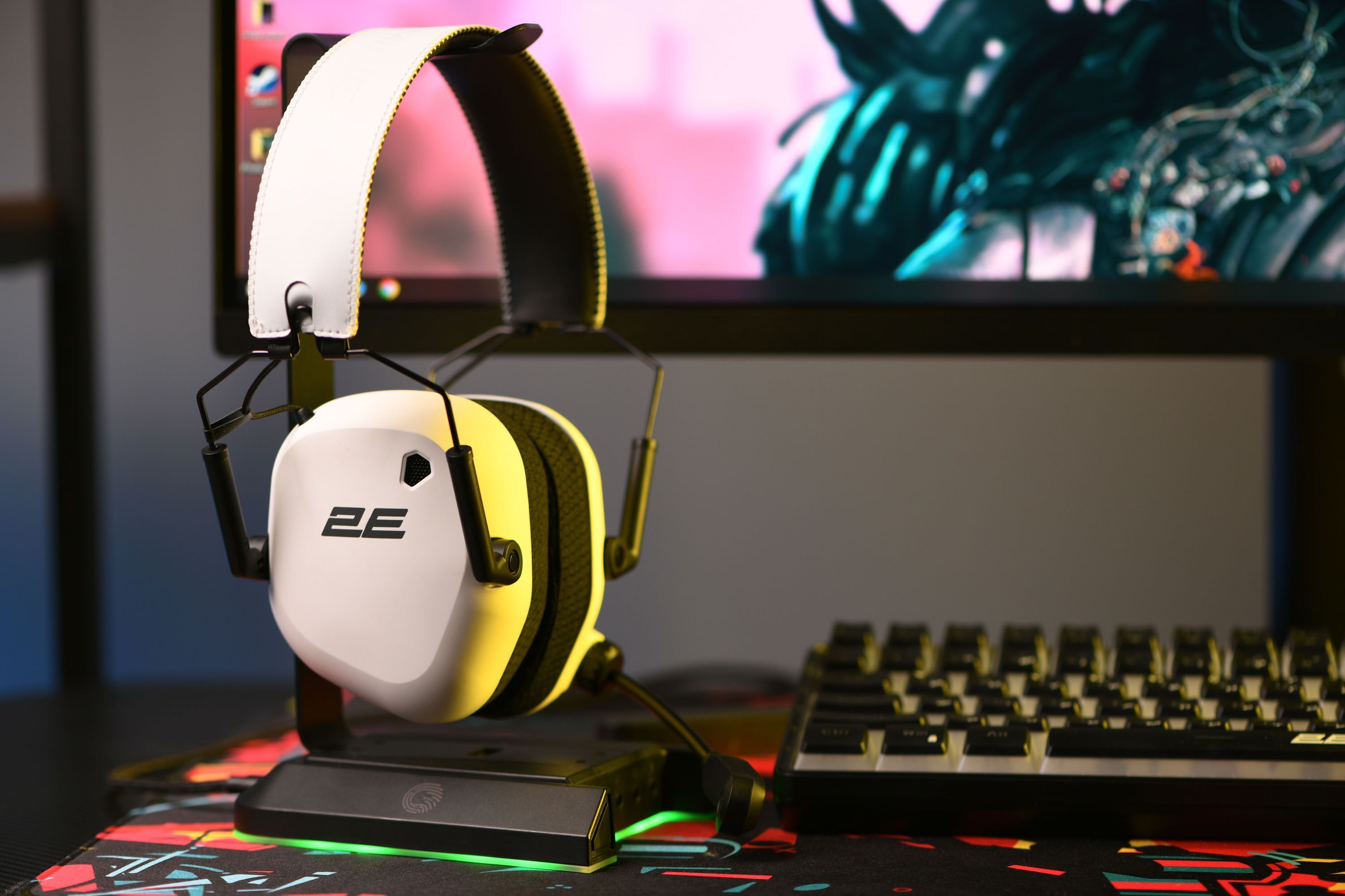 Ігрова гарнітура 2E GAMING HG365 BT/WL White (2E-HG365WT-WL)фото13