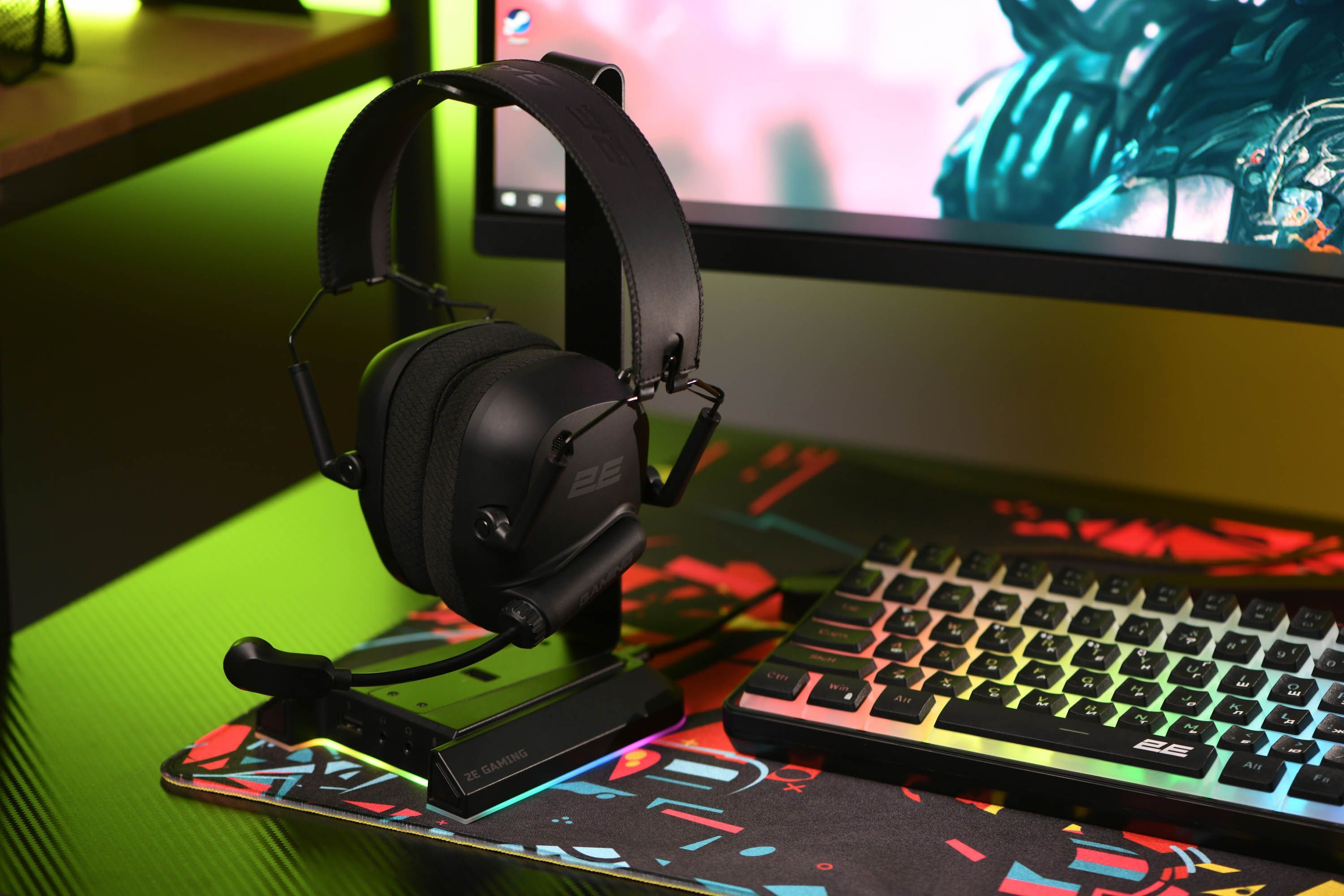 Ігрова гарнітура 2E GAMING HG365 BT/WL Black (2E-HG365BK-WL)фото14