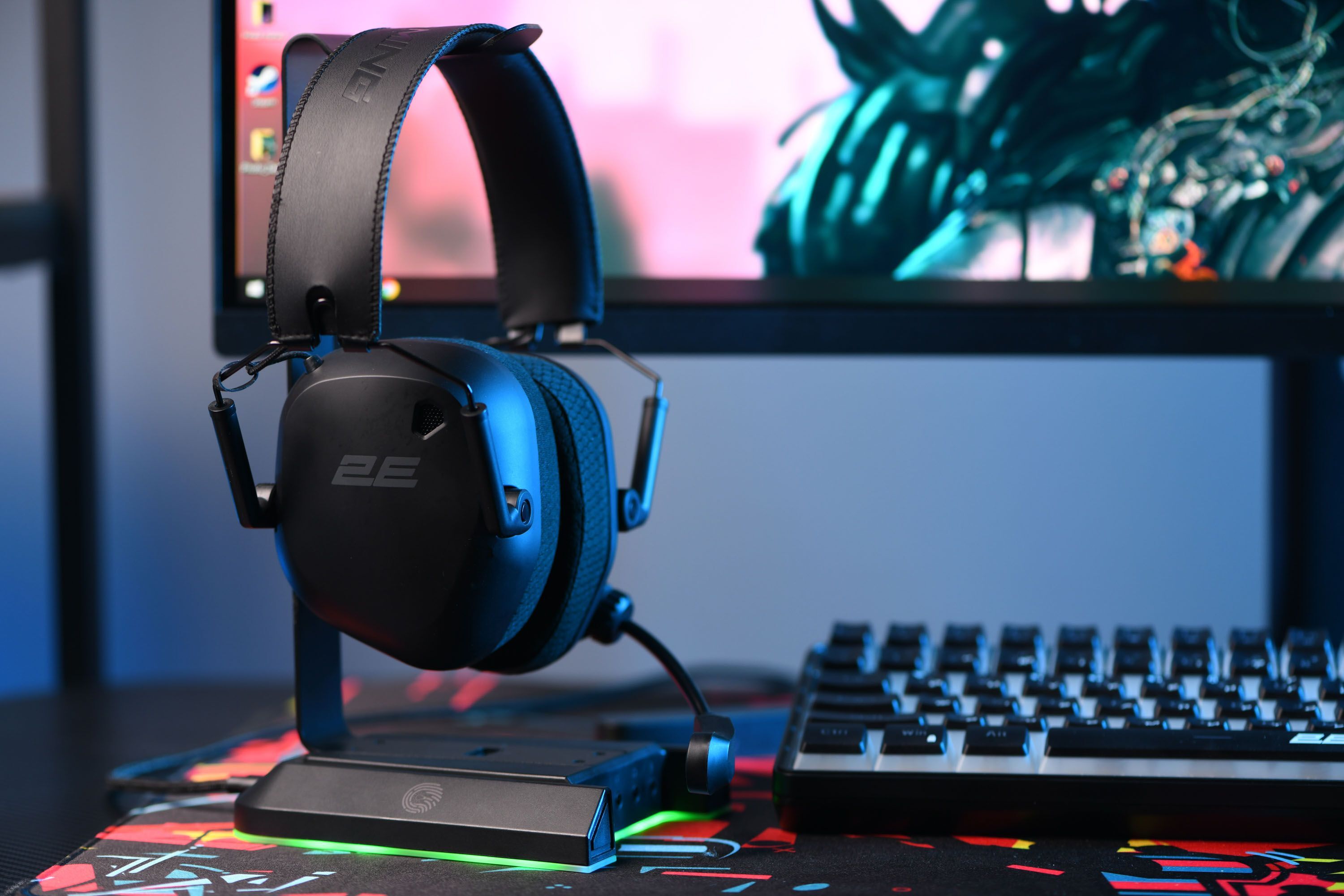 Ігрова гарнітура 2E GAMING HG365 BT/WL Black (2E-HG365BK-WL)фото12