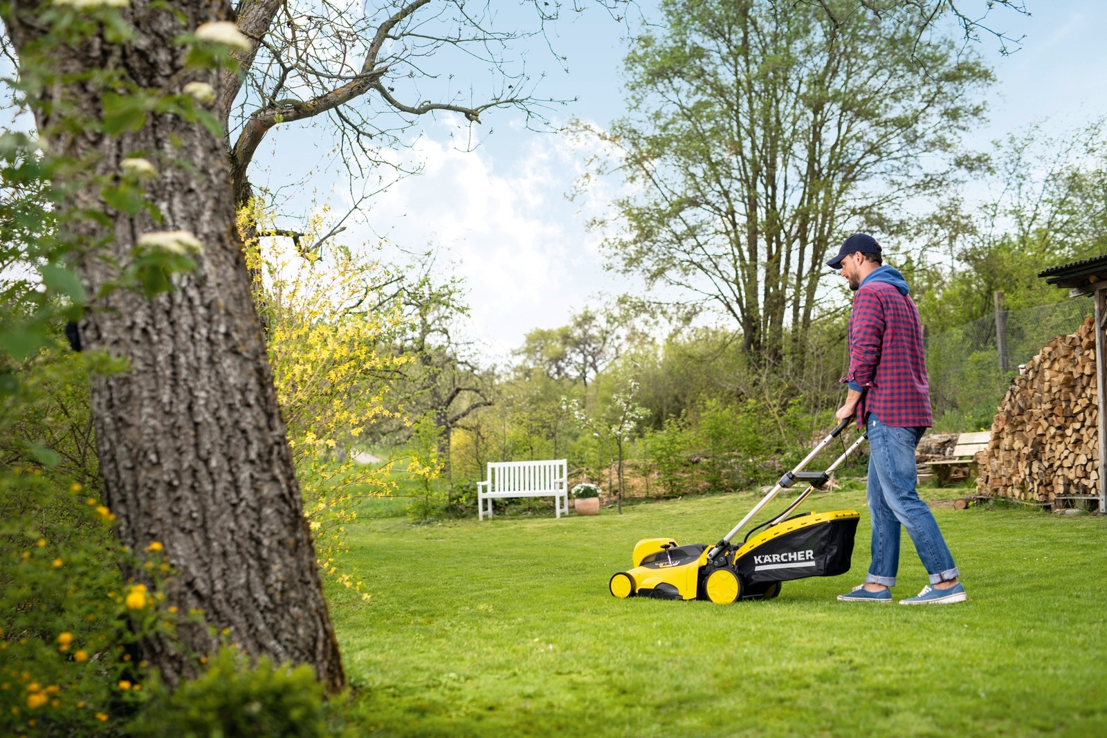 Газонокосарка акумуляторна Karcher LMO 36-46 Battery (без АКБ та ЗП), (1.444-472.0)фото12