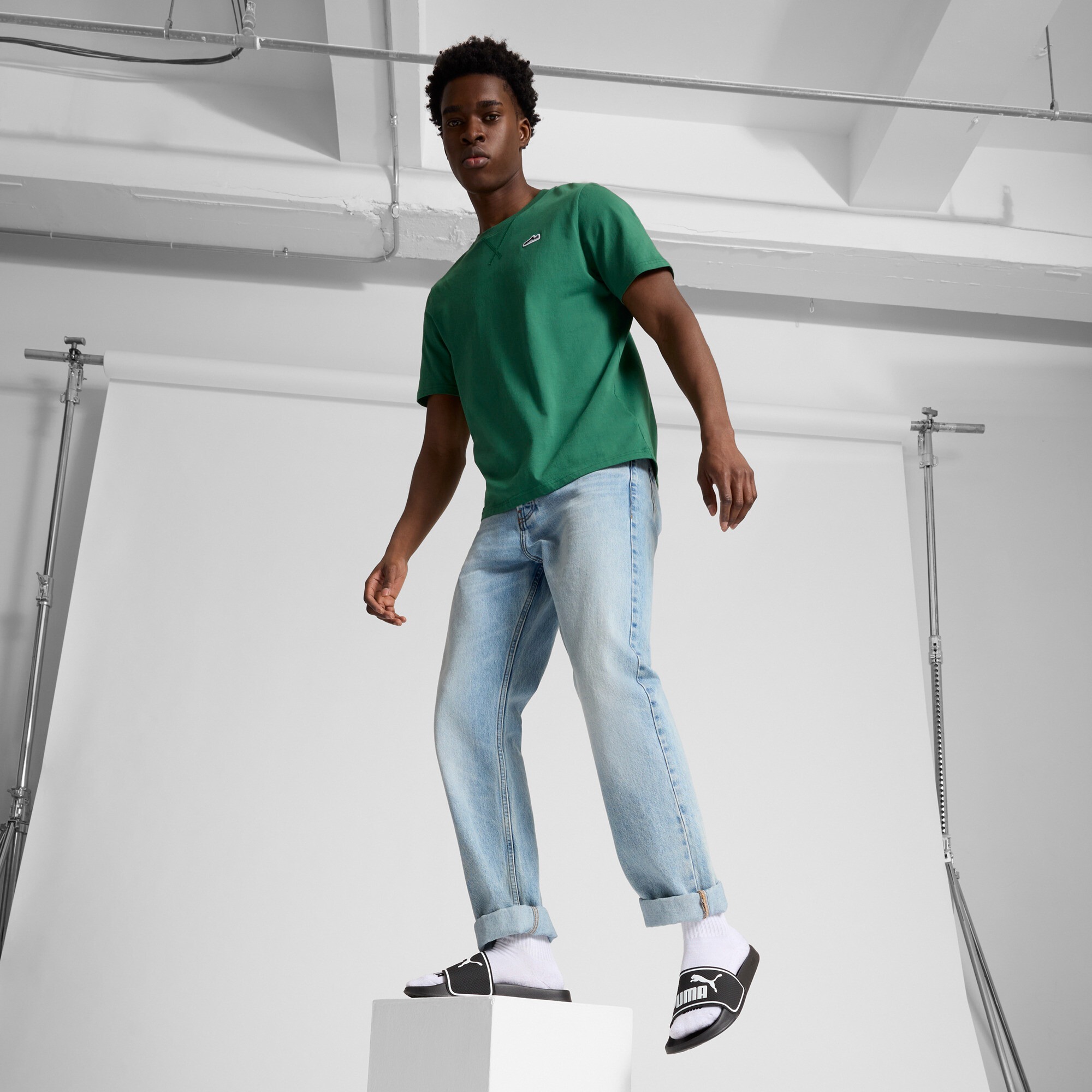 Шлепанцы Puma Leadcat 2.0 384139-01 35.5 (3 UK) черные фото 8