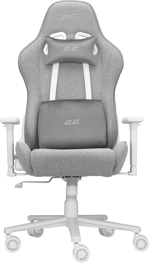 Крісло ігрове 2E Gaming BUSHIDO II WE Light Greyфото2