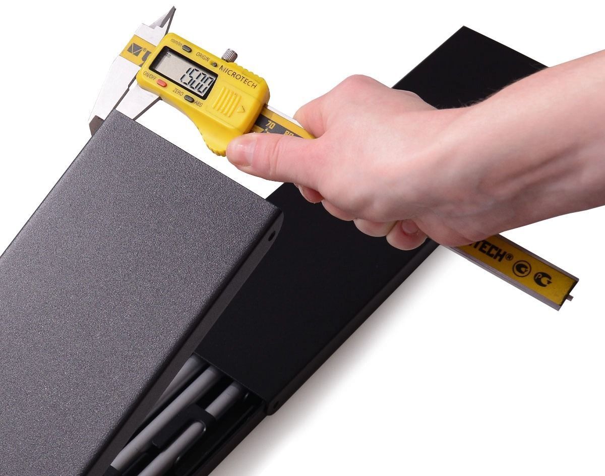 Сушилка настенная Navin LinoFlat 80 выдвижная Black (22-259777-4080) фото 3