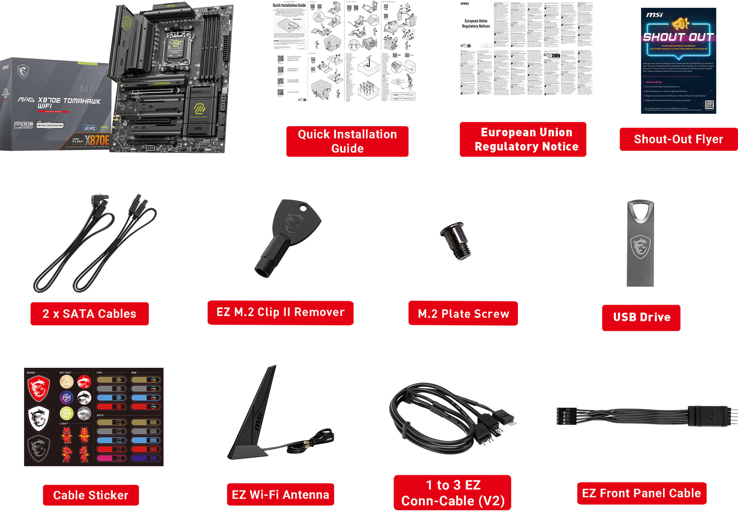 Материнcкая плата MSI MAG X870E TOMAHAWK WIFI (911-7E59-006) фото 