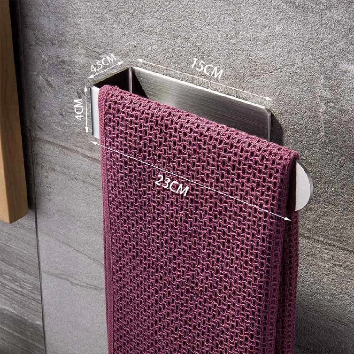 Держатель для полотенца Navin 230 мм из нержавеющей стали (20-020777-0230) фото 6