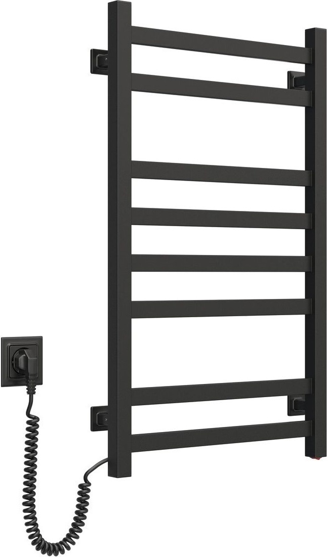 Полотенцесушитель Navin электрический Авангард, 800х480х71мм, кнопка, сталь, черный муар, лев подкл (12-228150-4880) фото 3