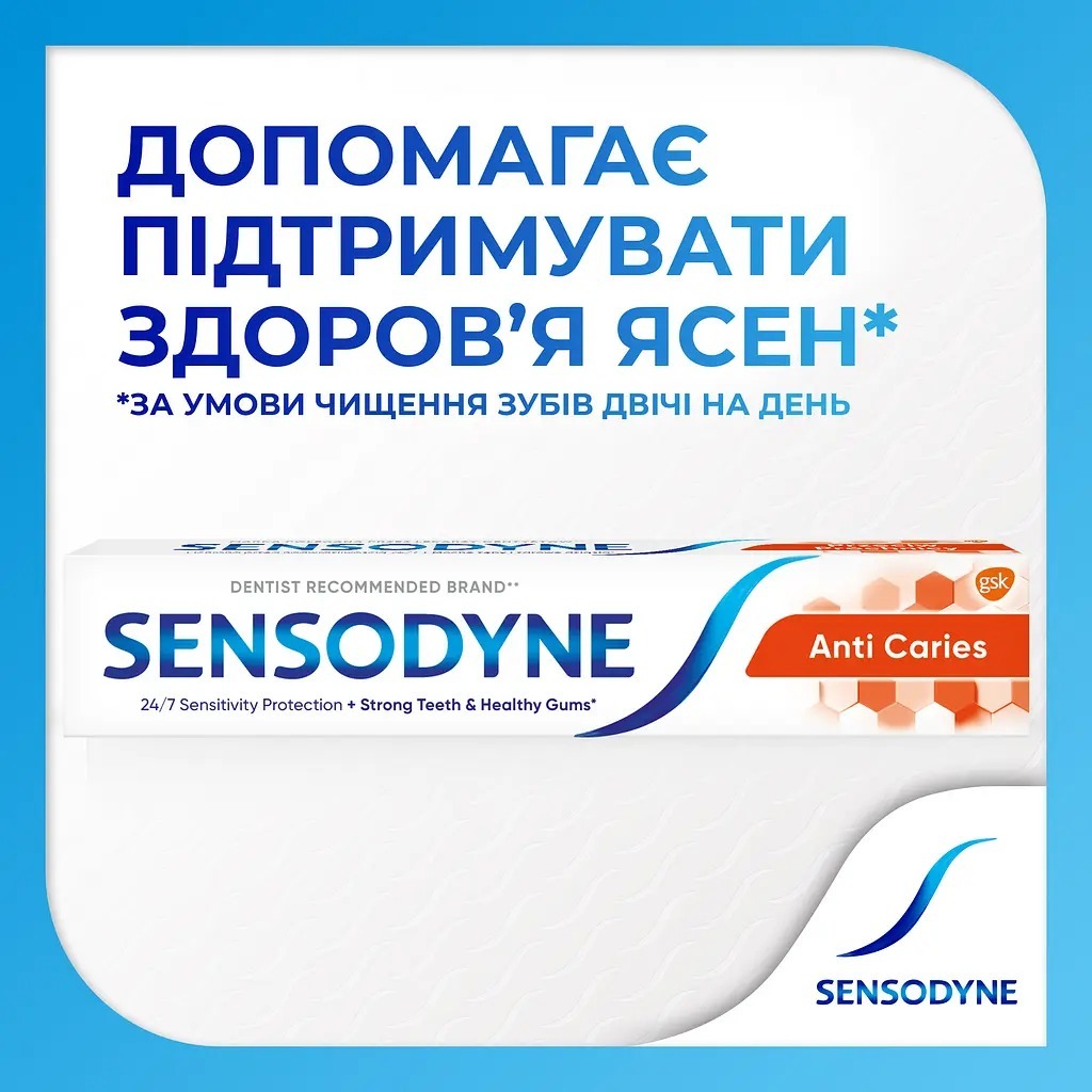 Зубна паста Sensodyne Захист від карієсу 75 млфото4
