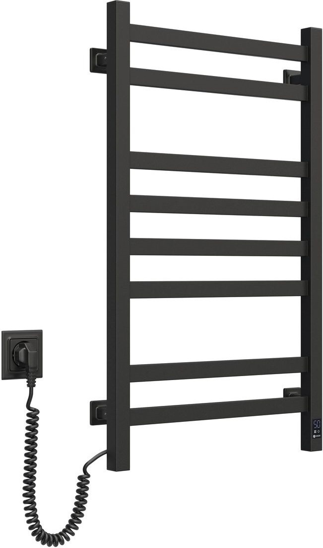 Полотенцесушитель Navin электрический Авангард, 800х480х71мм, таймер-регулятор, сталь, черний, лев под (12-228153-4880) фото 3