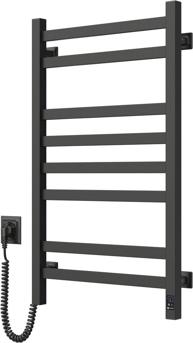Полотенцесушитель Navin электрический Авангард, 800х480х71мм, таймер-регулятор, сталь, черний, лев под (12-228153-4880) фото 4