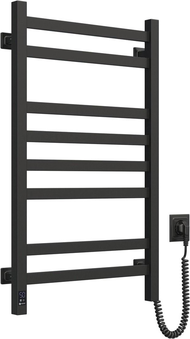 Полотенцесушитель Navin электрический Авангард, 800х480х71мм, таймер-регулятор, сталь, черный, пр подкл (12-228053-4880) фото 3