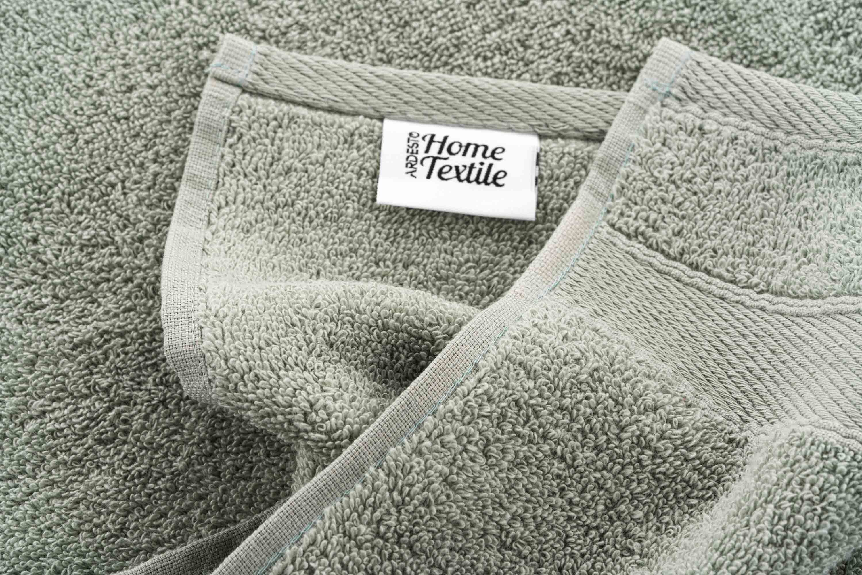 Набор полотенец махровых Ardesto SuperSoft, терракота, зеленый 70х140см (ART2270RT_ART2270SS) фото 10