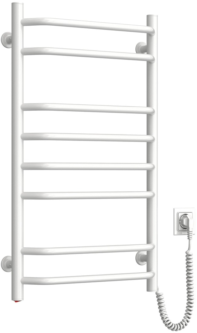 Полотенцесушитель Navin электрический Блюз, 800х480х123мм, кнопка, сталь, белый, правое подключение (12-006030-4880) фото 4