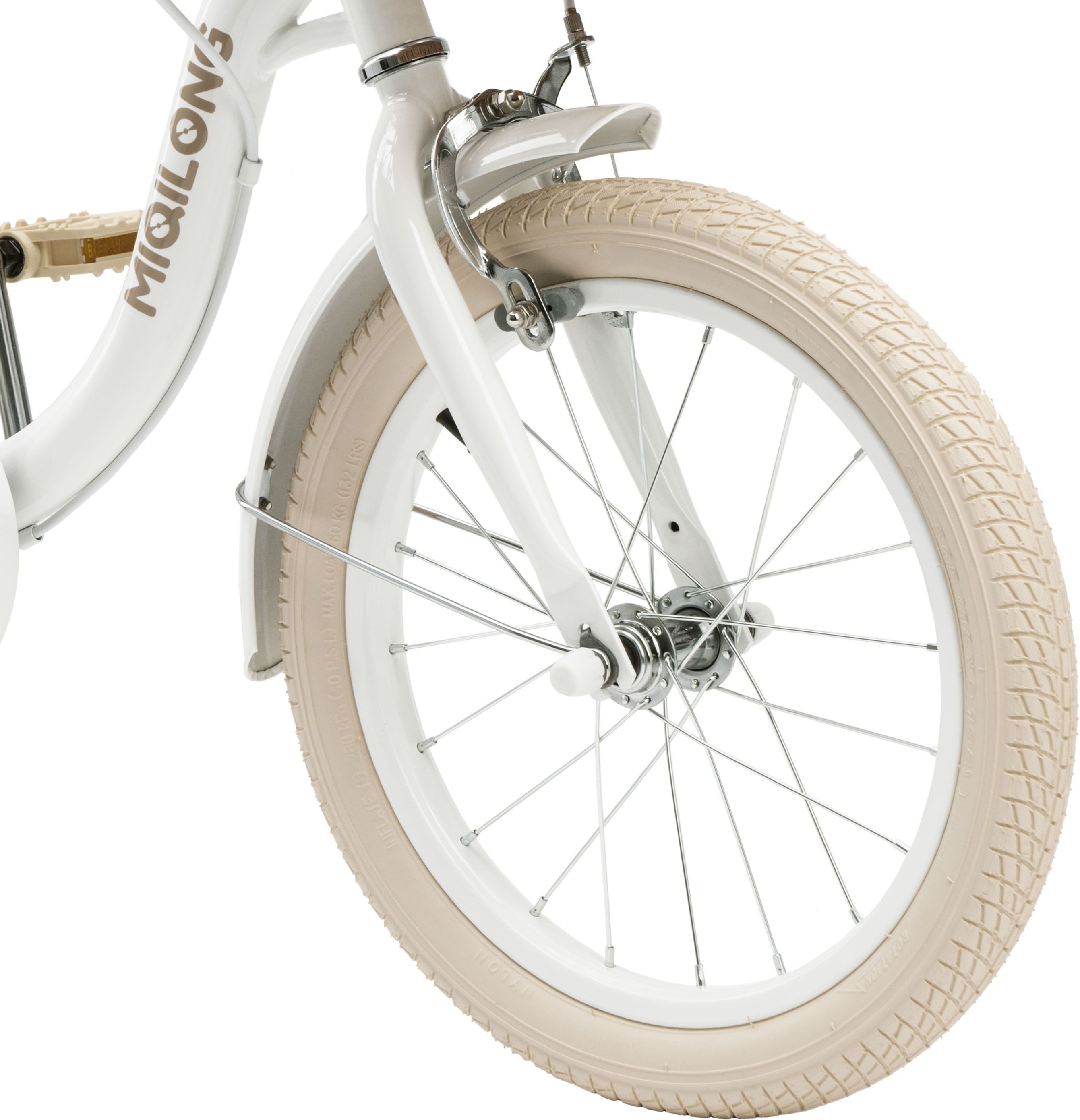 Дитячий велосипед Miqilong LS 16" білий (RBB-LS16-PEARL)фото13