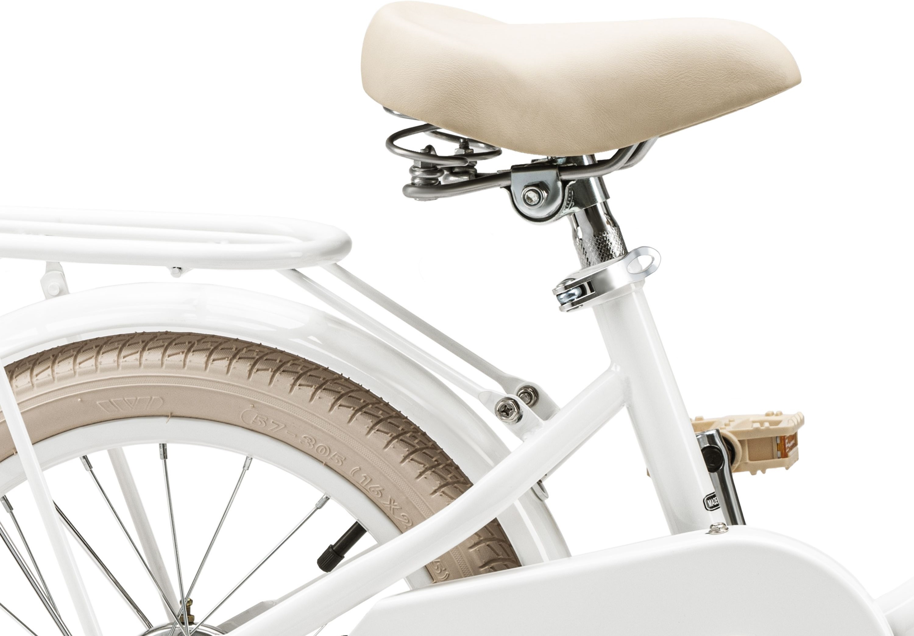 Дитячий велосипед Miqilong LS 16" білий (RBB-LS16-PEARL)фото11