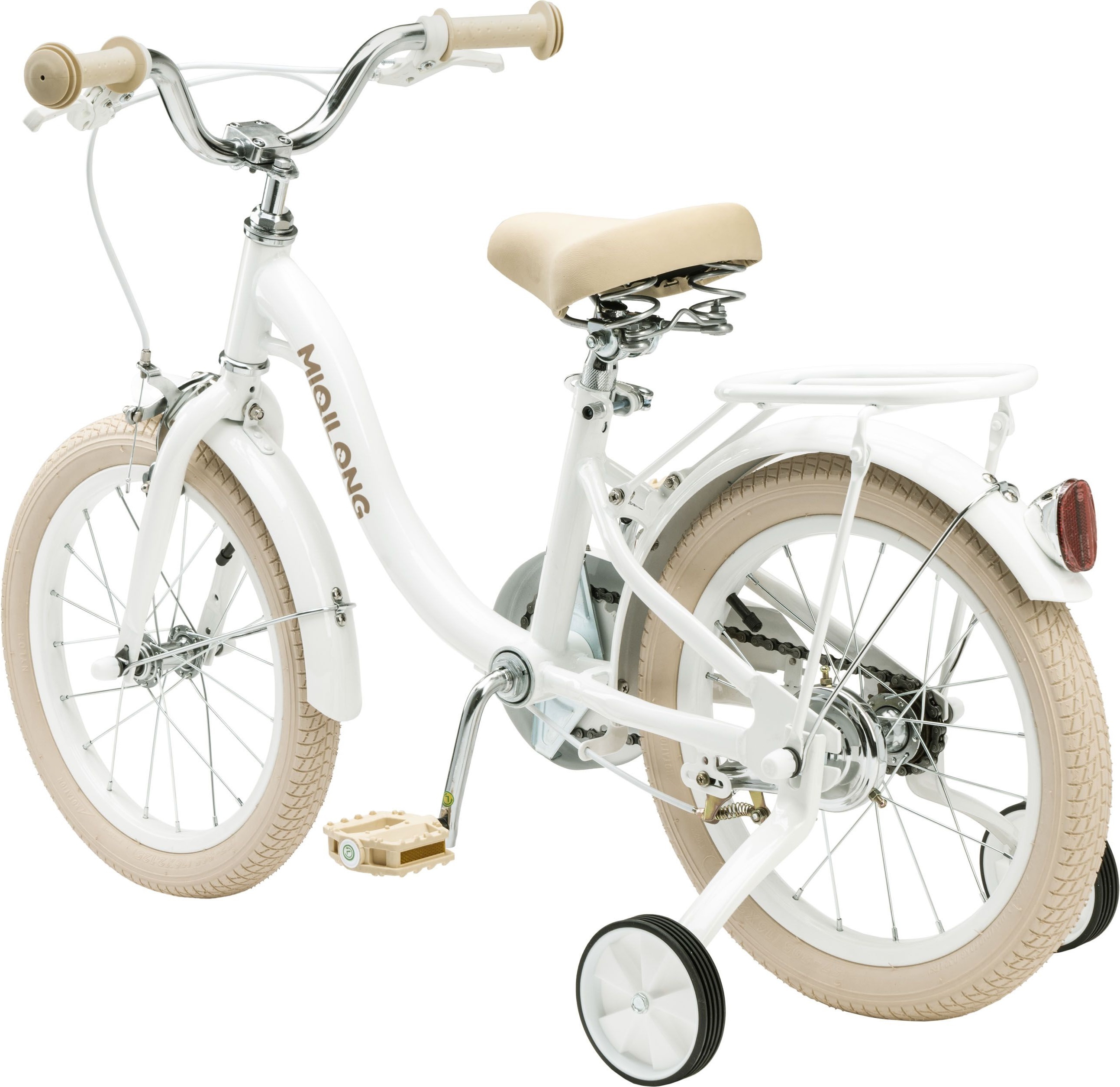 Дитячий велосипед Miqilong LS 16" білий (RBB-LS16-PEARL)фото5