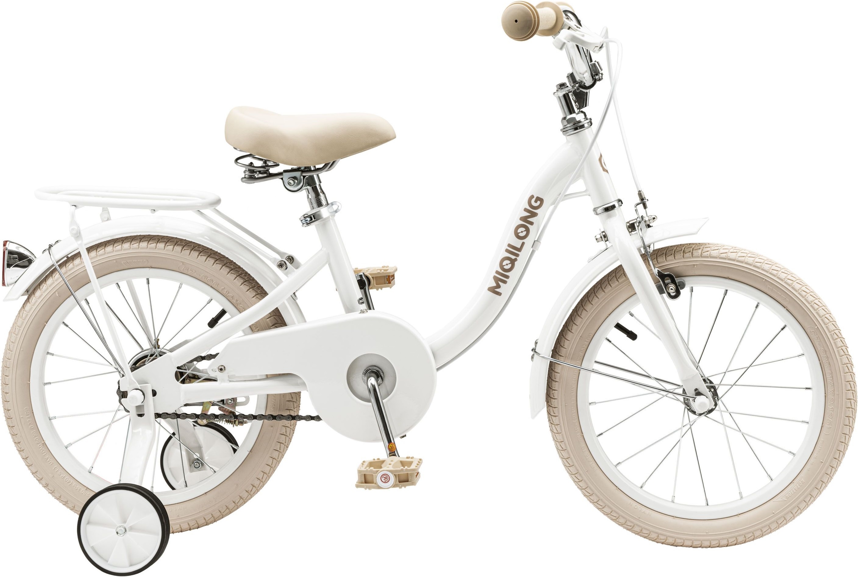 Дитячий велосипед Miqilong LS 16" білий (RBB-LS16-PEARL)фото4