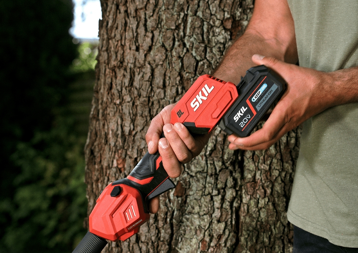 Тример садовий акумуляторний SKIL 0250 CA, 20В, 1х4А·г (GT1E0250CA+BC1E3111AA)фото