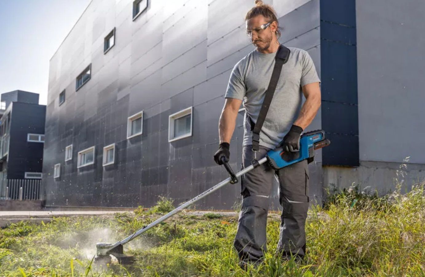 Тример садовый аккумулятор Bosch Professional GRT 18V-33 18V (без АКБ и ЗУ), (0.600.8D0.000) фото 7