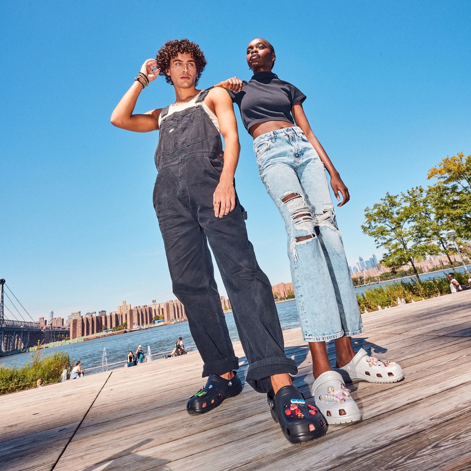 Кроксы Crocs Classic 10001-001 36-37 (M4/W6) черные фото 6