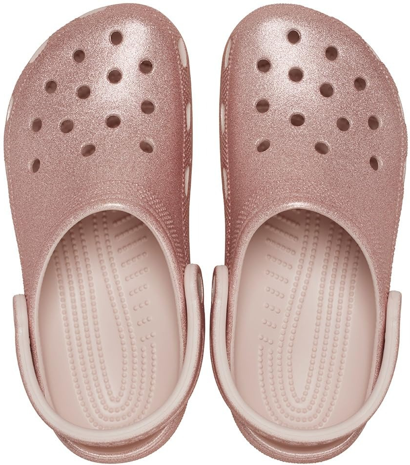Кроксы Crocs Classic Glitter Clog 205942-6WV 36-37 (M4/W6) розовые фото 