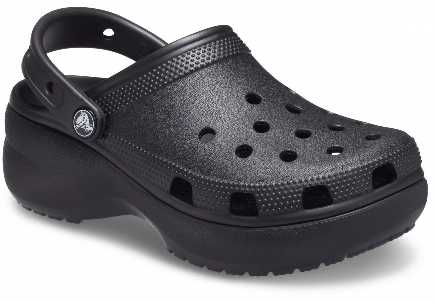 Кроксы Crocs Classic Platform Clog W 206750-001 39 (W8 US) черные фото 