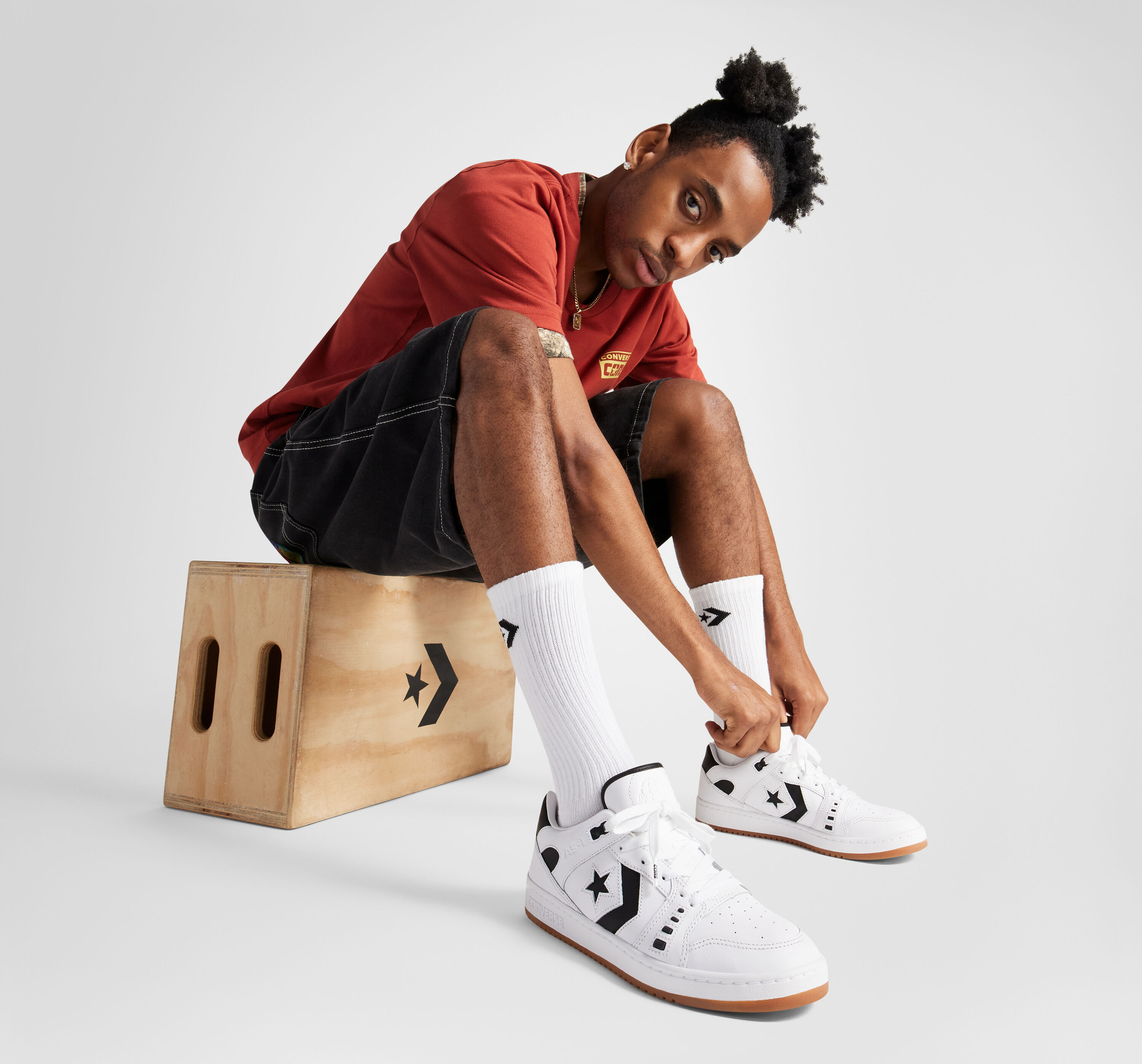 Кеды Converse As-1 Pro Ox A07318C 44 (10 US) белые фото 11
