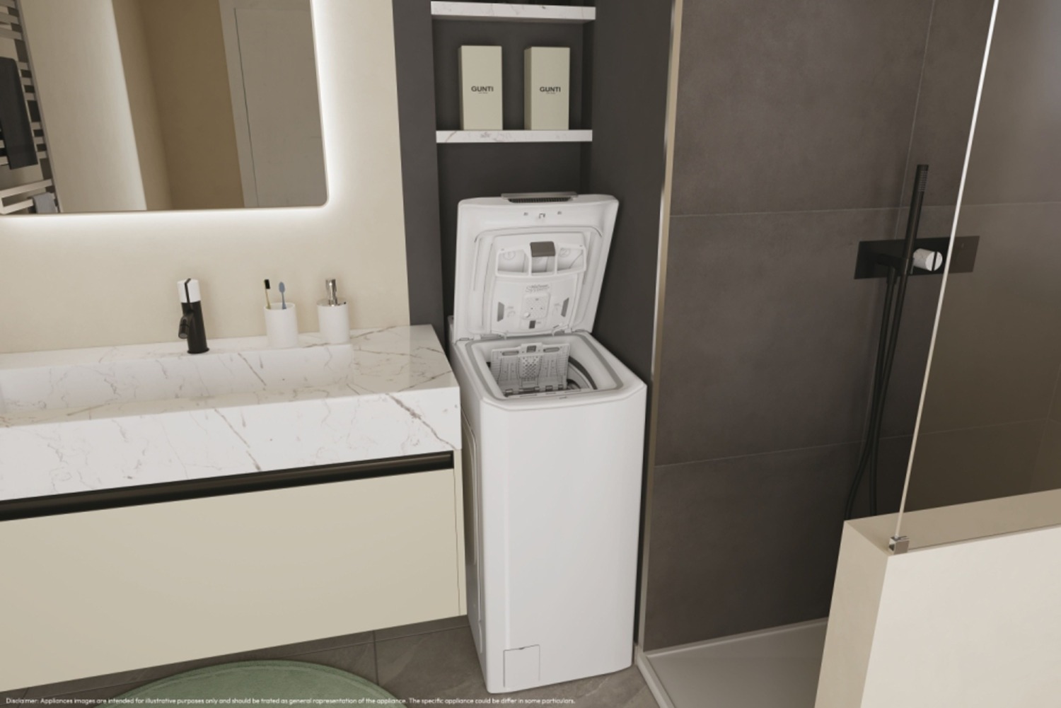 Вертикальная стиральная машина Candy TCA264TM5-S фото