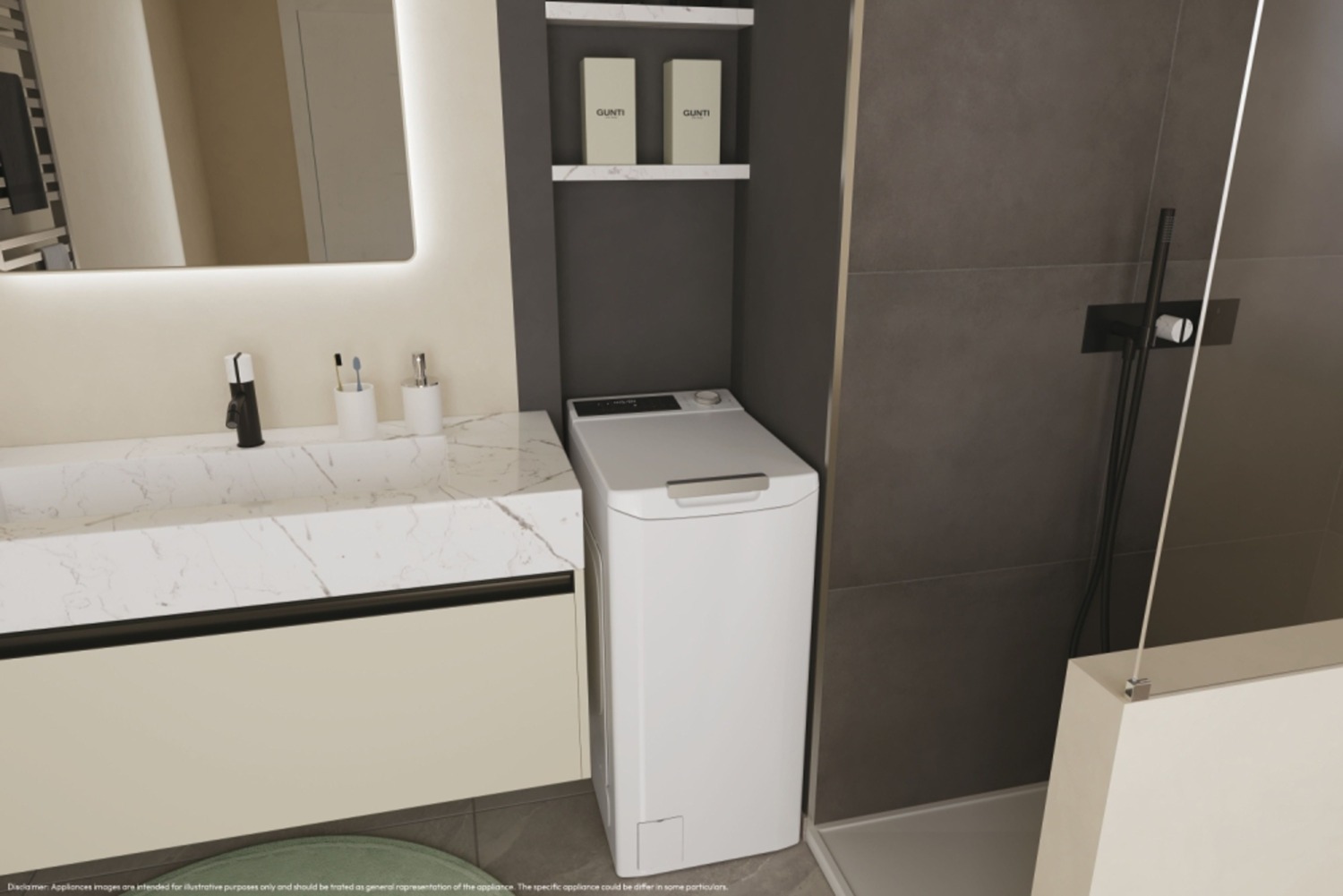 Вертикальная стиральная машина Candy TCA264TM5-S фото