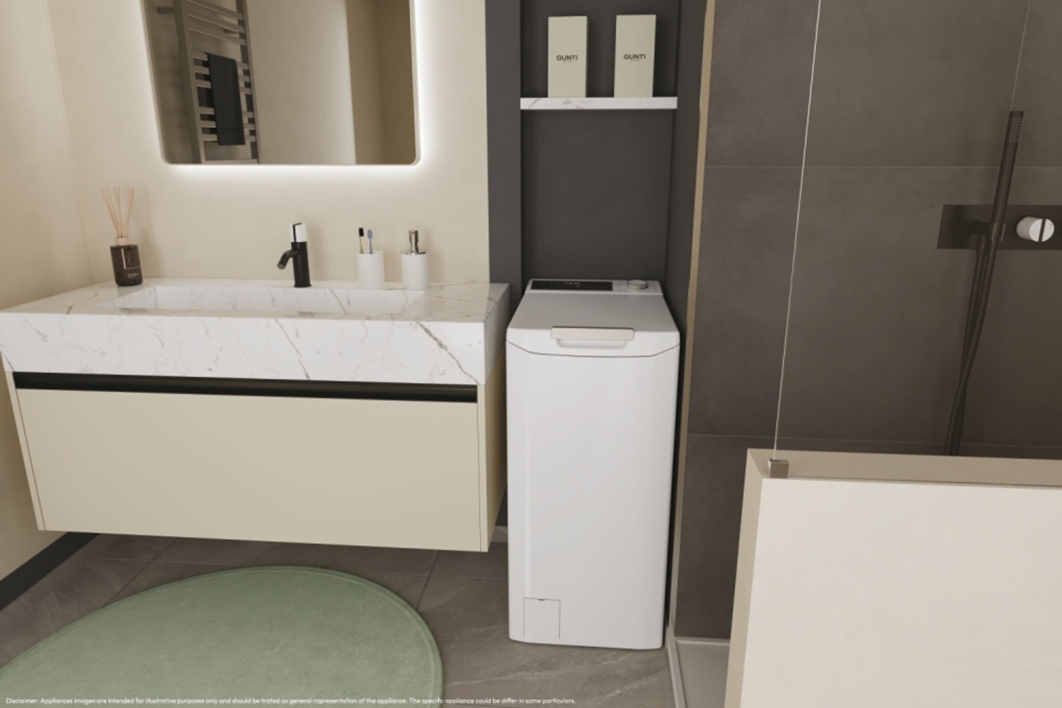 Вертикальная стиральная машина Candy TCA264TM5-S фото