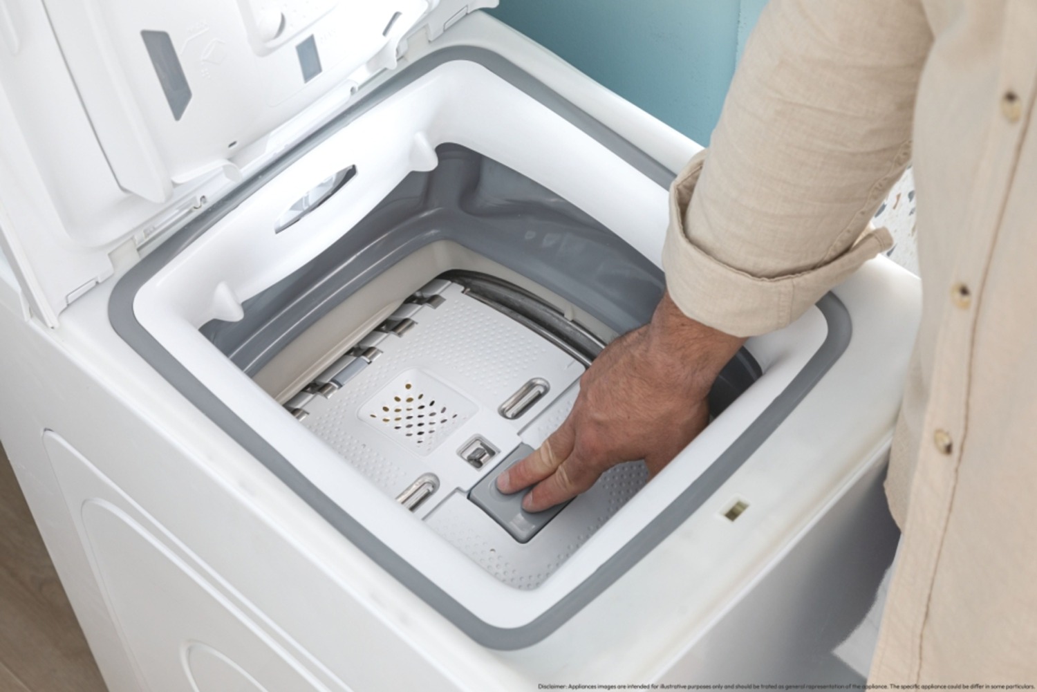 Вертикальная стиральная машина Candy TCA264TM5-S фото