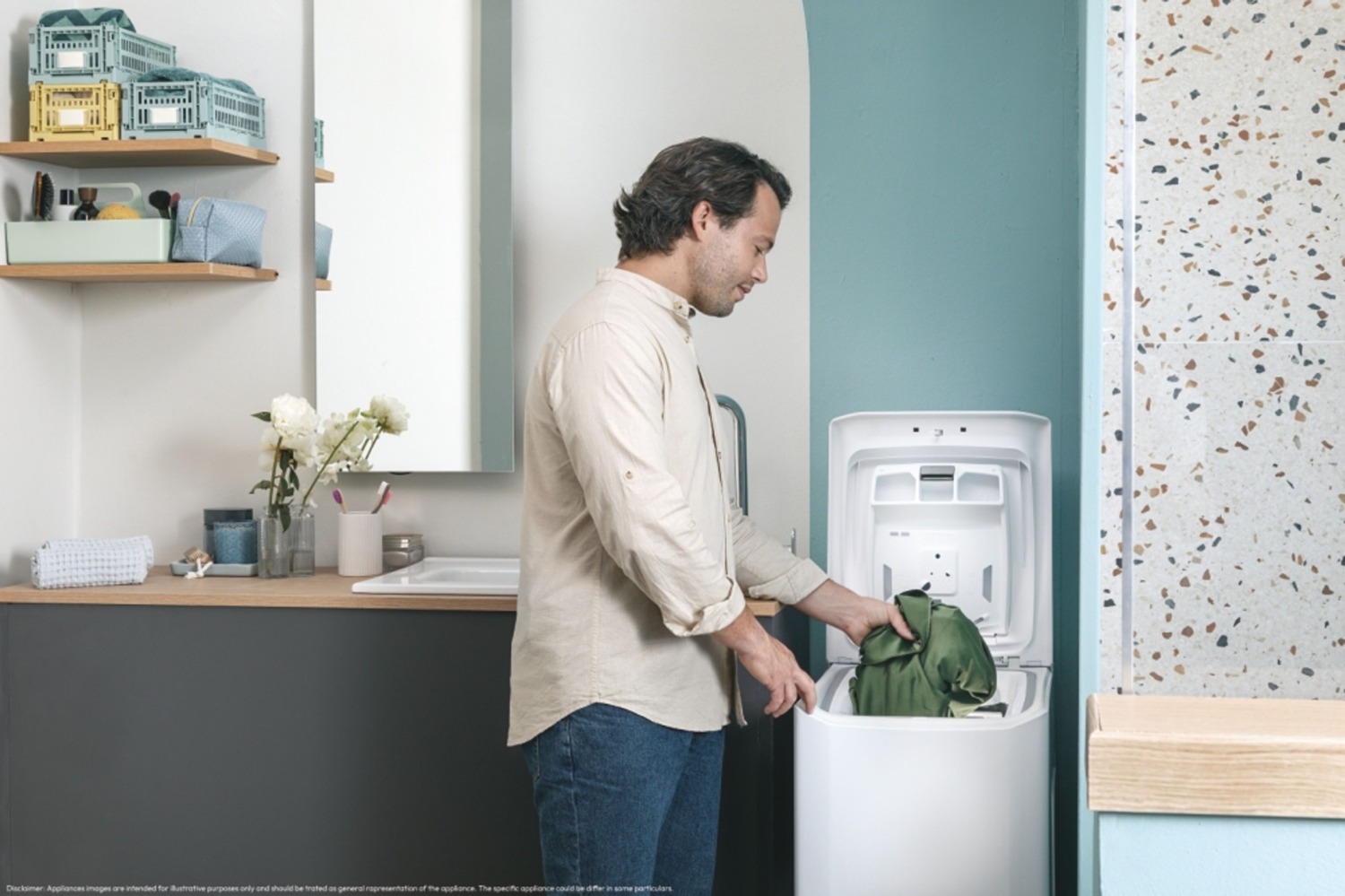 Вертикальная стиральная машина Candy TCA264TM5-S фото