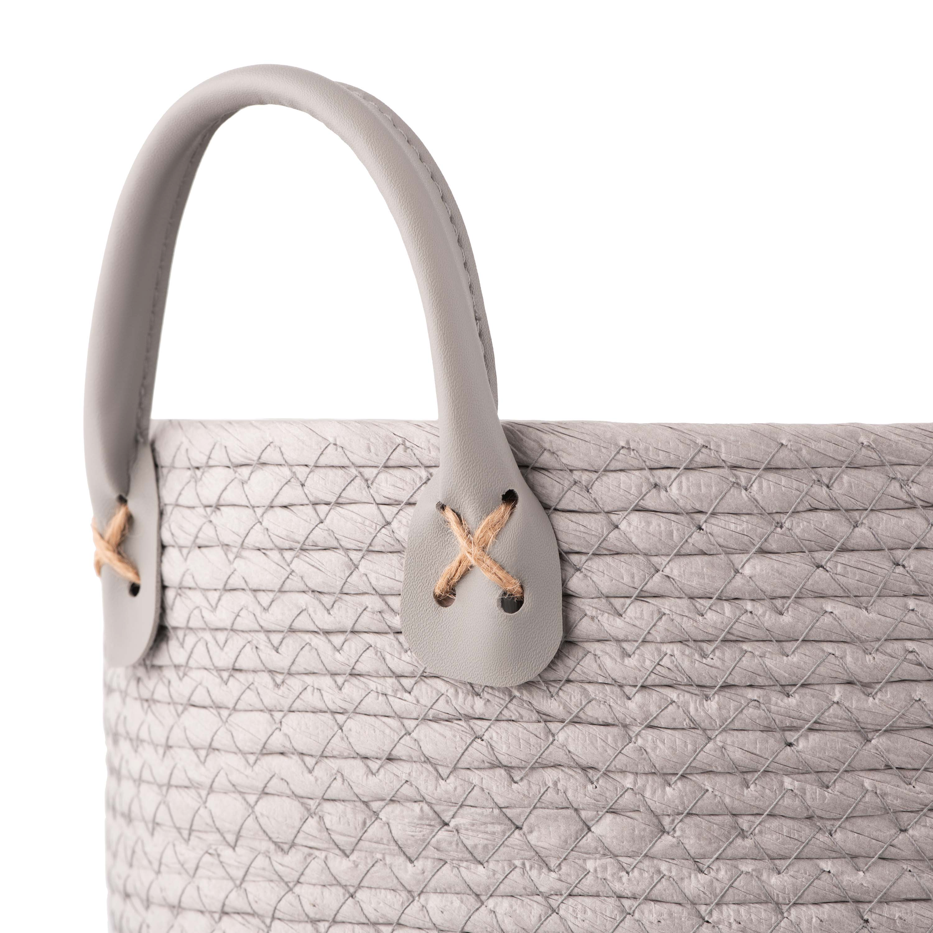 Корзина ARDESTO Minimalism 35х35х27см серая фото 