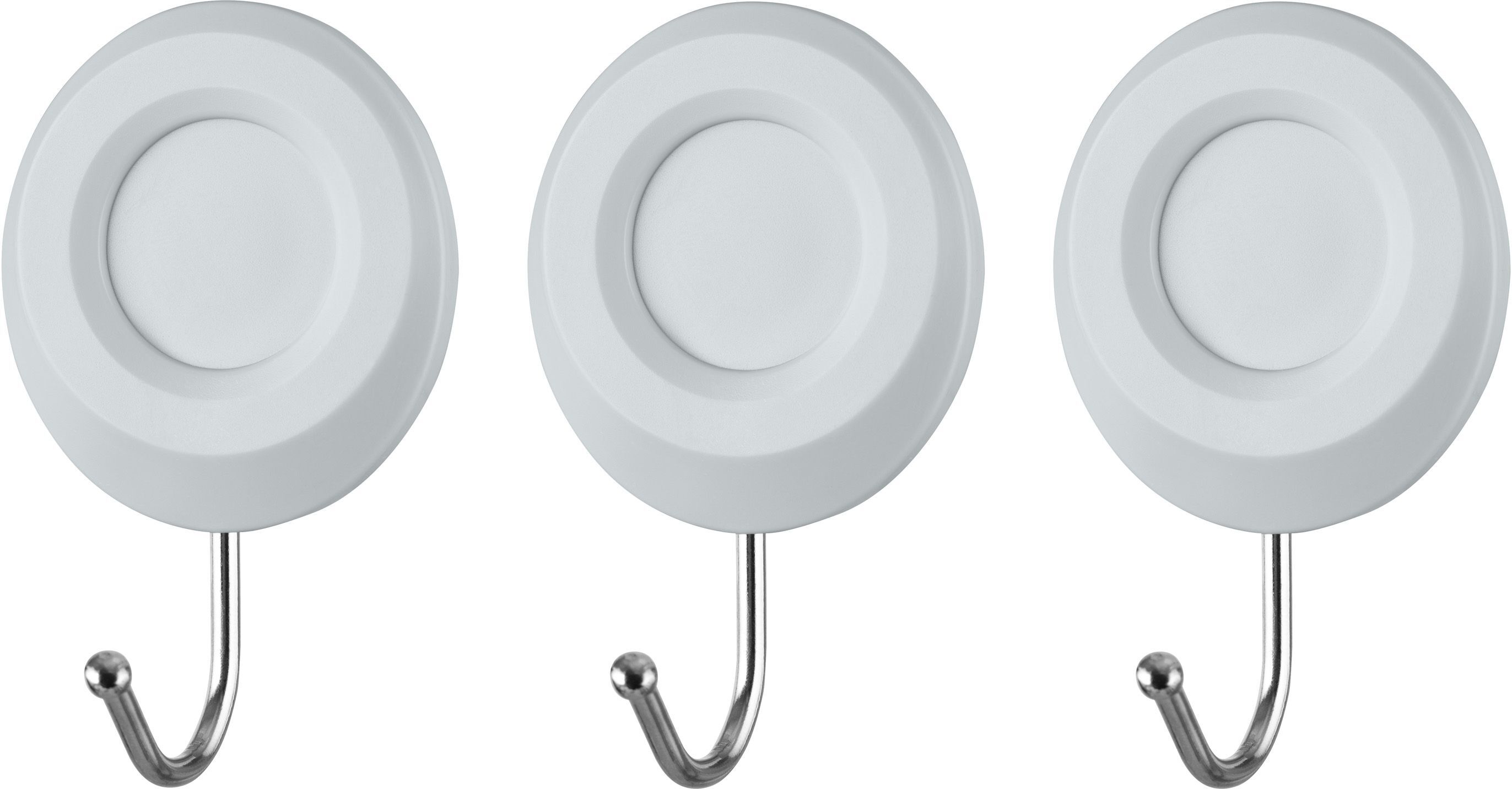 Набір гачків самоклеючих ARDESTO Круг 3шт сірий (ARHC2803RB)фото2