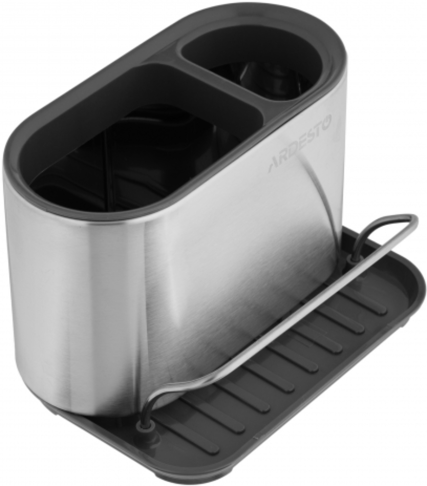 Органайзер для кухни ARDESTO 18x12.3x13см серый темный фото 