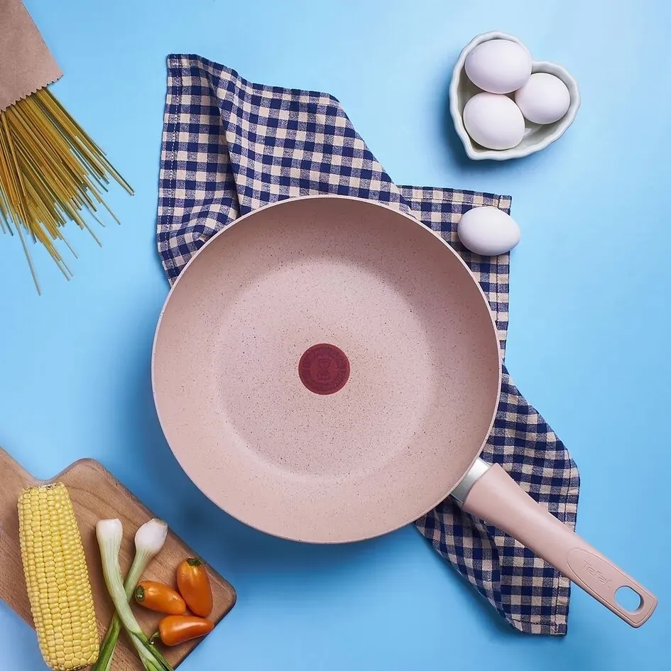 Сковорода ВОК Tefal Delight,28см, бежевый (G2931902) фото