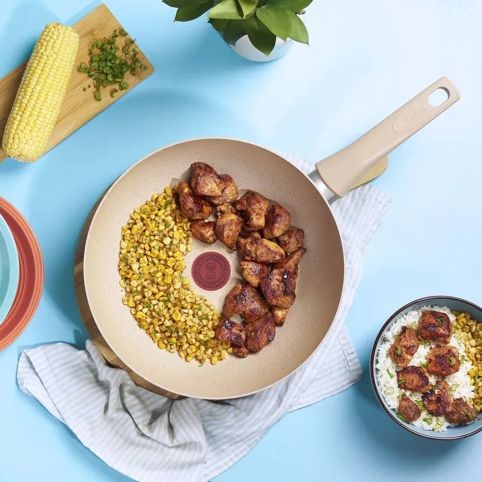 Сковорода ВОК Tefal Delight,28см, бежевый (G2931902) фото 6